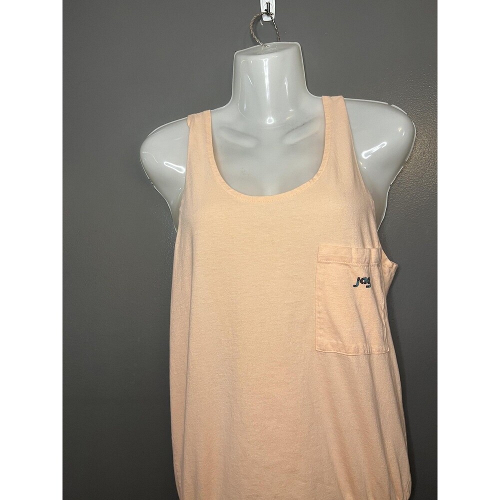 Vintage JAG Active Force Dress Womens Small Pink Tank Midi Pocket Cotton Casual